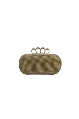 ΤΣΑΝΤΑΚΙ CLUTCH ΟΒΑΛ ΜΕ ΣΤΡΑΣ